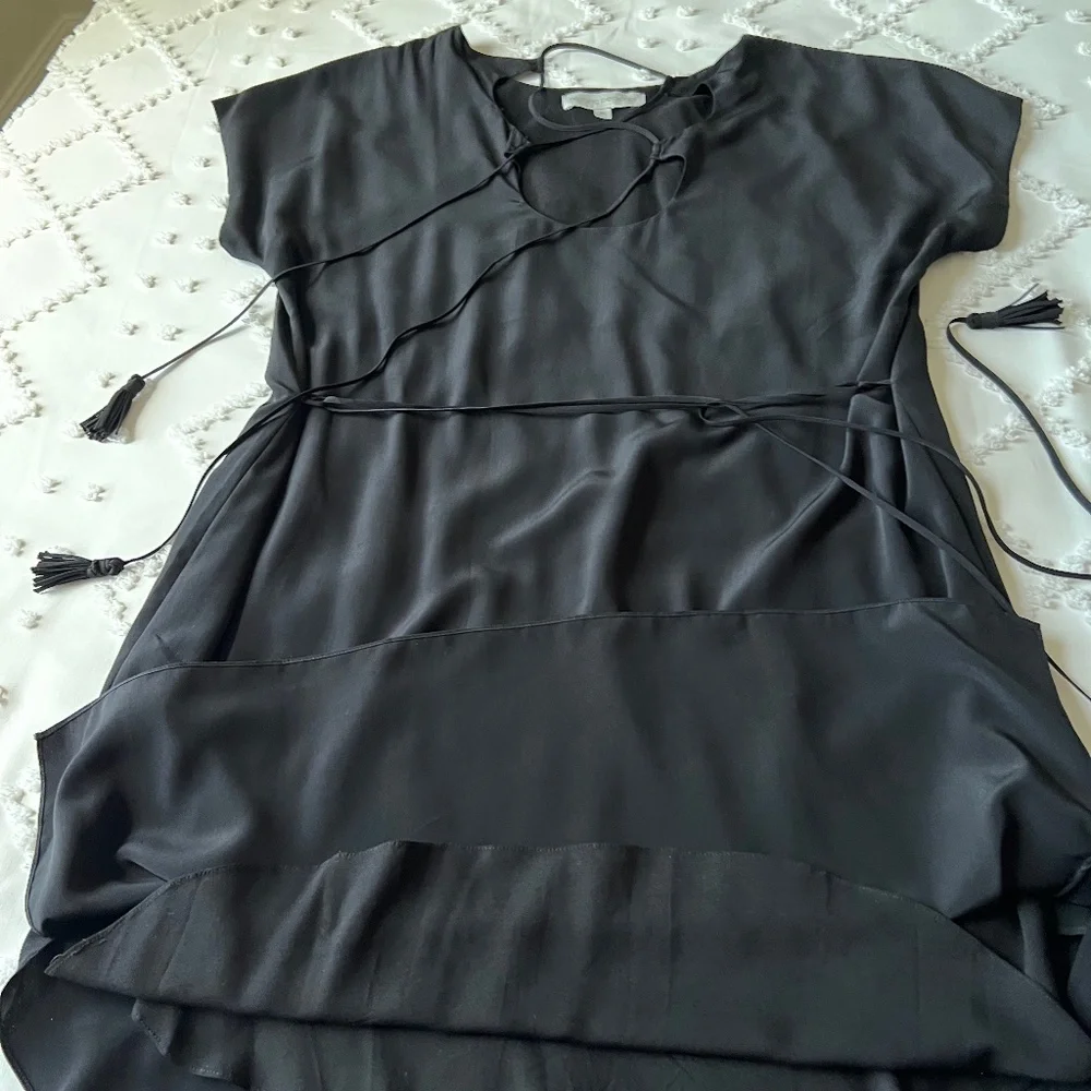 Nothing Personal Black Short Sleeve Dress SIZE M - Picture 8 of 16